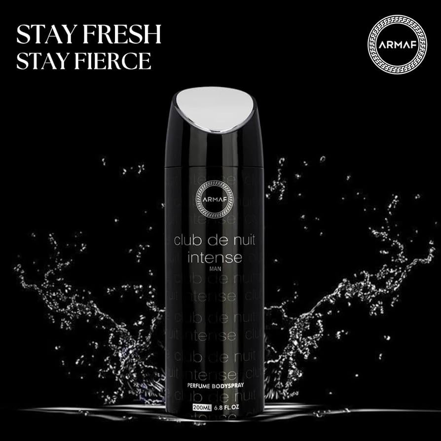 Body spray club de Nuit for men