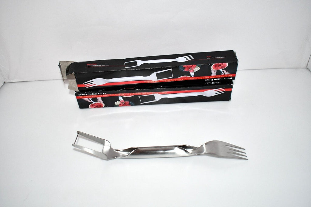Fork watermelon cut