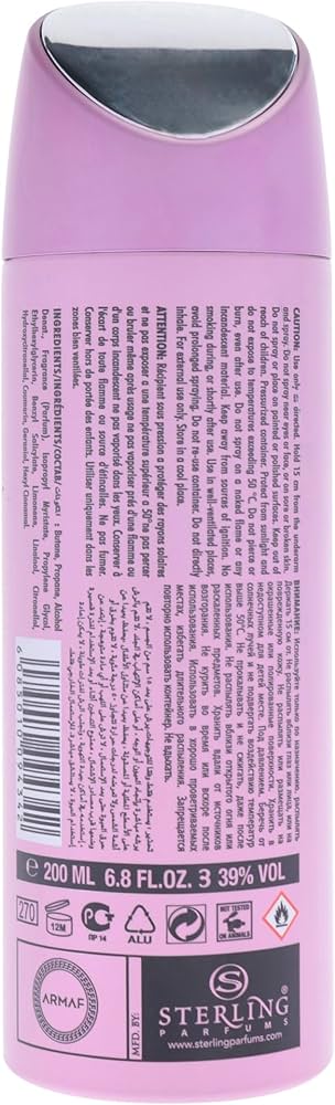 Body spray club de Nuit for women