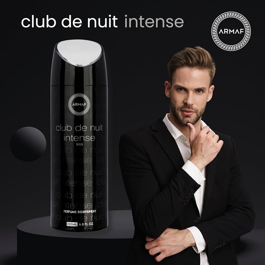 Body spray club de Nuit for men