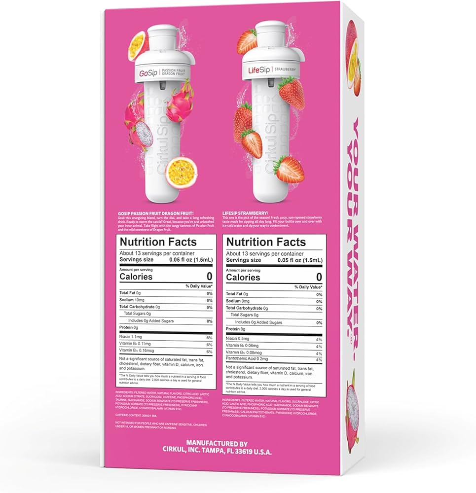Bottle water flavor