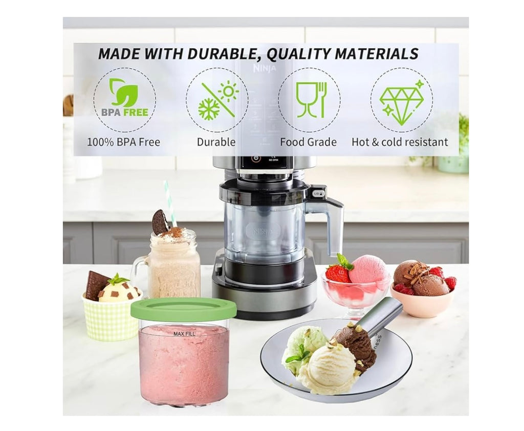 Containers of 4 pcs for ninja blender