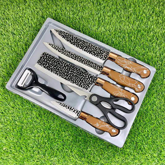 Knife set of 6 pcs